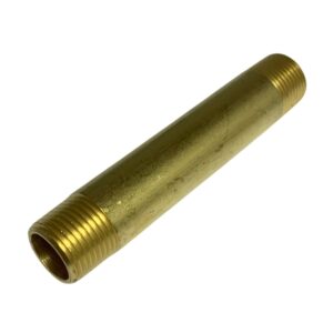 BRASS PIPE NIPPLE 3/8" X 3-1/2"