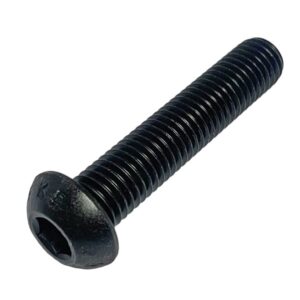 BUTTON HD SOCKET CAPSCREW  PLAIN #8-32 X 1/2"