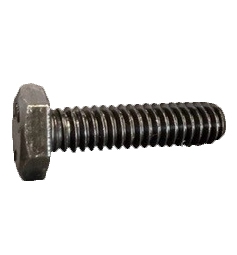 HEX CAP SCREW BOLT 1/4-20" X 1" GR 5 BLACK ZINC