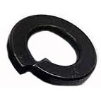 LOCK WASHER SPLIT USS BLACK ZINC 1/4"