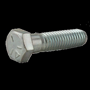 HEX CAP SCREW BOLT 1/4-20" X 5/8" GR 5 ZINC