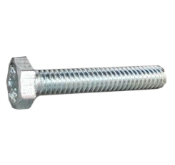 HEX CAP SCREW BOLT 3/8-16" X 2-1/2" GR 5 ZINC