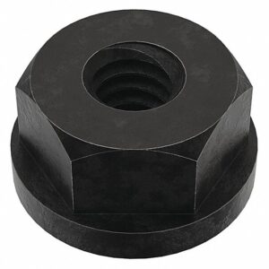 HEX FLANGE NUT BLACK OXIDE 1/4"-20