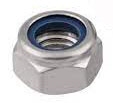 SS LOCK NUT M10-1.5 NYLON INSERT