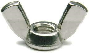 SS WING NUT UNC ZINC 1/4"-20