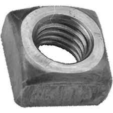 SQUARE NUT ZINC 1/4"-20