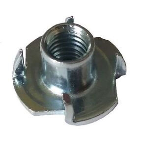 TEE NUT 3 PRONG 3/8"-16