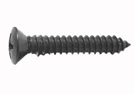 METAL SCREW OVAL HEAD PHILLIPS BLACK OXIDE