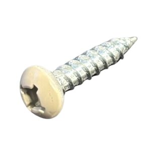 SHEET METAL SCREW QUAD DR PAN HD #8 X 1 1/2" TAN HEAD