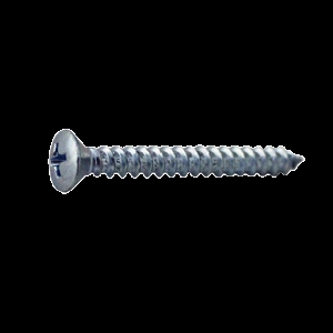 SHEET METAL SCREW OVAL PHIL #10 X 1-1/2" ZINC