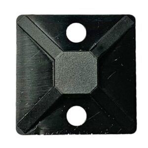 CABLE TIE MOUNT  BLACK