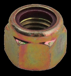LOCK NUT NYLON UNF ZINC 9/16"-18 GR 8