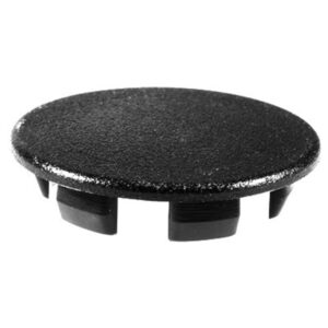 AUVECO NYLON HOLE PLUG BUTTON 3/8" BLACK
