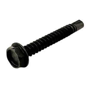 TEK SCREW HEX WASHER HD #14 X 3/4" BLACK