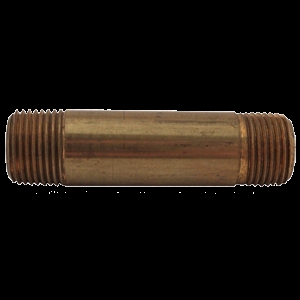 BRASS PIPE NIPPLE 1/2" X 2 1/2"