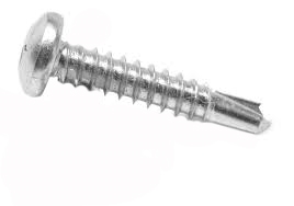 SS TEK SCREW SQUARE DRIVE PAN HD #8 X 2"