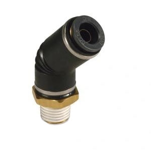 PUSH LOK AIR BRAKE 45 DEG MALE 1/2" T X 3/8" P COMPOSITE