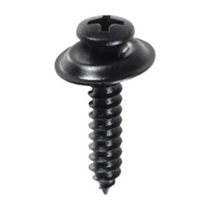 AUVECO #10X1 PHIL OVAL#8 HD AB TAPPING SEMS-BLACK