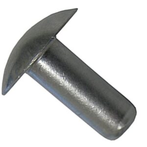 ALUMINUM BRAZIER HEAD BUCK RIVET SOFT 1/4 X 1/2