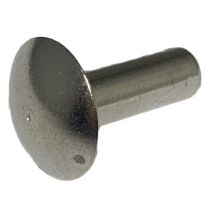 ALUMINUM BRAZIER HEAD BUCK RIVET HARD 1/4 X 3/4