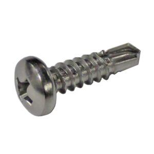 SS TEK SCREW PHILLIPS PAN HEAD #14 X 3/4"