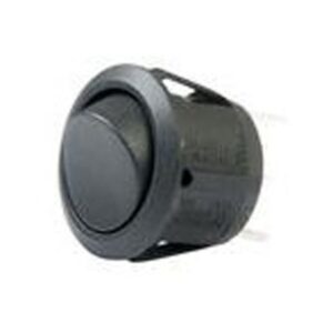 ROUND ROCKER SWITCH ON-OFF BLACK
