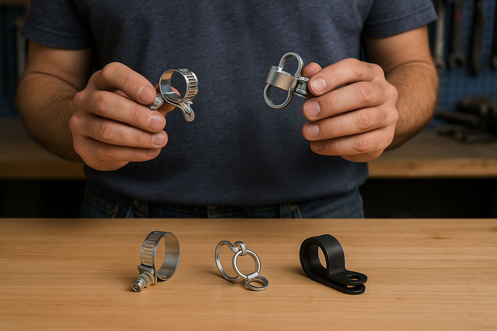 Types of Rubber Clamps & Hose Clamps: How to Choose for Hoses, Cables & Pipes