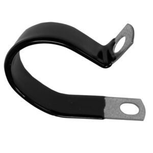 CLAMP RUBBER COATED 3/16 I.D. 1/4 STUD