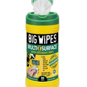 BIG WIPES MULTI-SURFACE PRO+ WIPES 80 WIPE CANISTER